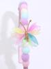 Fashion Glitter Star Headbands For Girls Rainbow Lace Hair Bnads Cute Butterfly Shape Hiar Hoop Children Party Hair Accessories