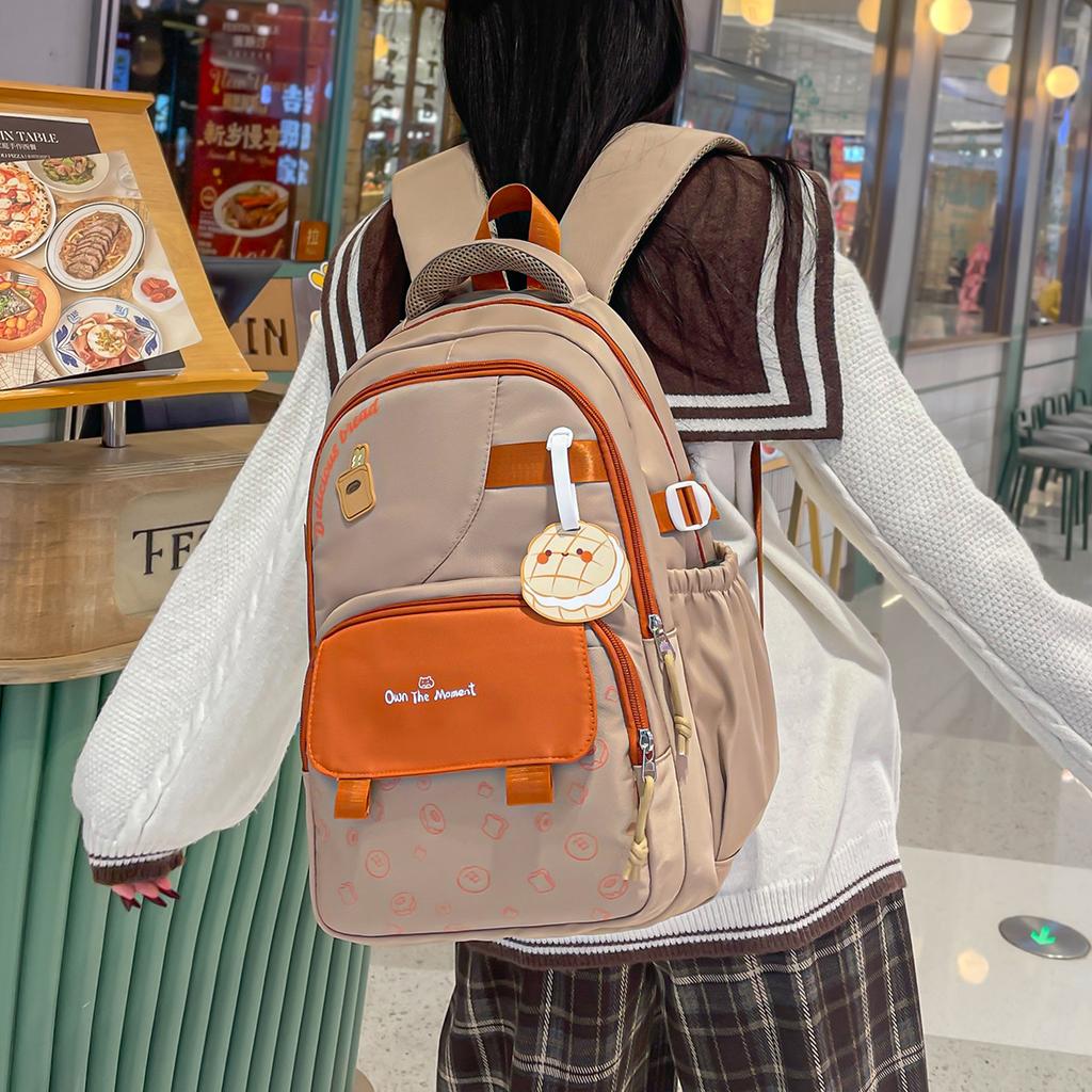 Школьный рюкзак новый школьный рюкзак женский корейская версия стиль ins много отделений высокая стоимость ученики начальной и средней школы 3-6 класс легкий