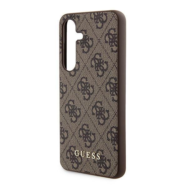 Guess Guhcs24Sg4Gfbr S24 S921 Brown/Brown Hardcase 4G Metal Gold Logo