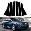 Car Window Pillar Posts Door Trim Sticker Glossy Black for Hyundai Sonata 2015-2019 Exterior Accessories