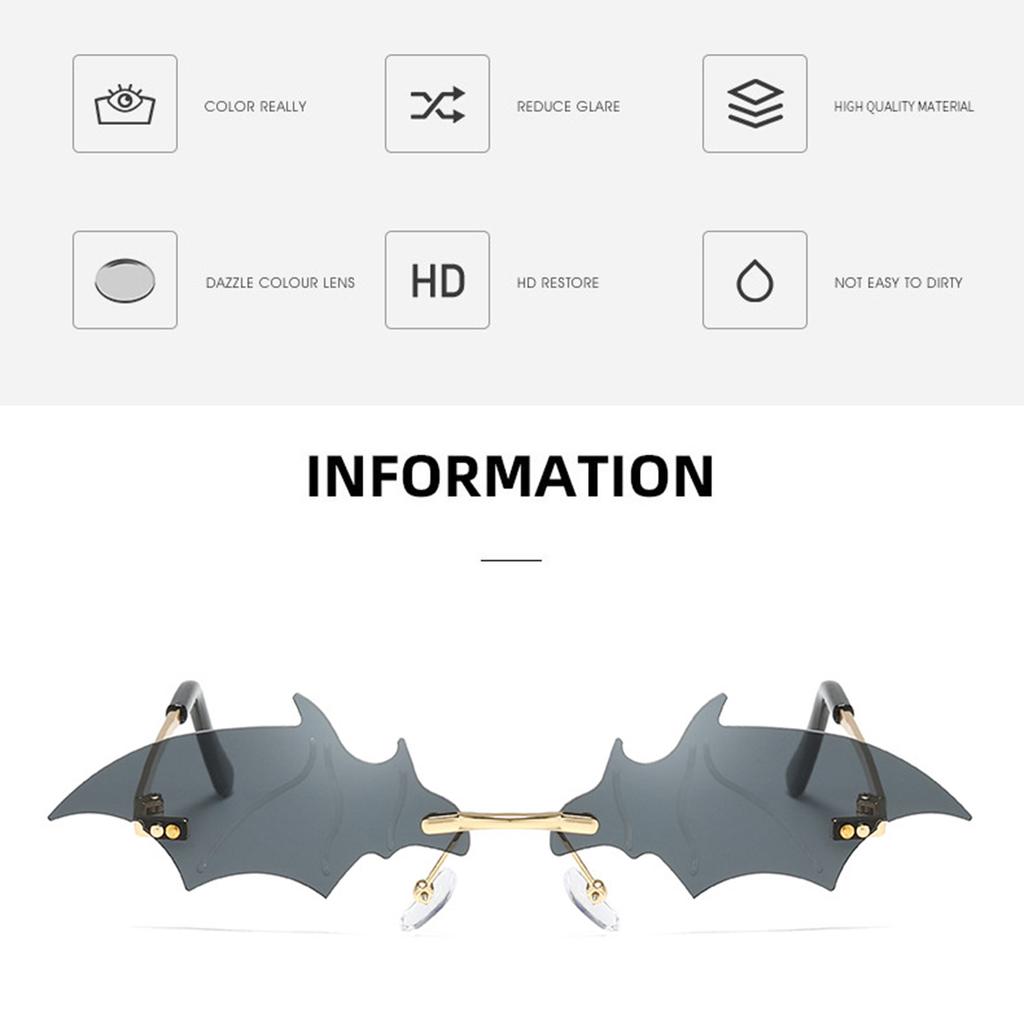 Солнцезащитные очки летучая мышь для мужчин и женщин, трендовые цветные уличные солнцезащитные очки