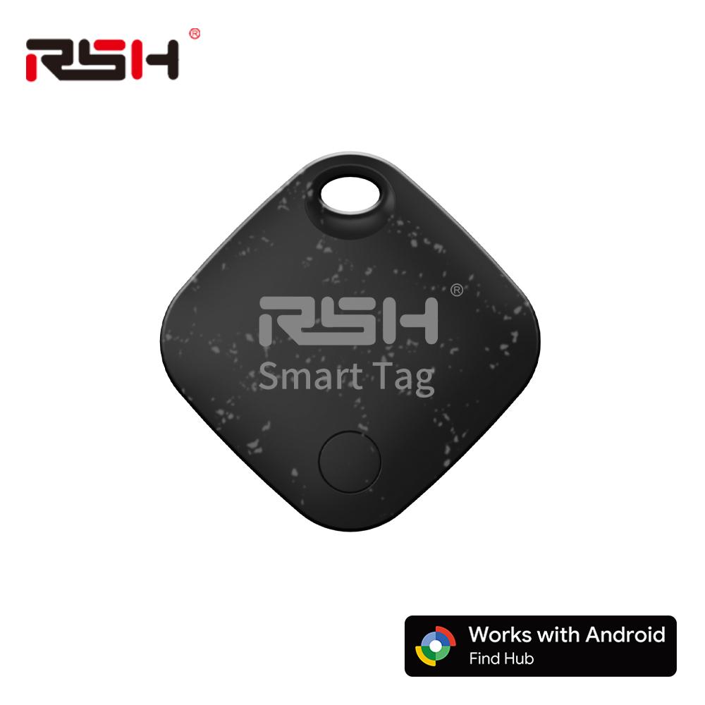 RSH Android GPS-трекер Работает с Find Hub от Google Ключевой искатель Новый Eco Smart Tag для Xiaomi Samsung Pixel Huewei Глобальное отслеживание