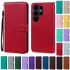 Кошелек Конфетного Цвета Кожаный Флип-кейс Для Samsung Galaxy S26 Ultra Чехол S25 S24 S23 S22 Plus S21 S20 FE S10 Чехол Для Телефона Слот Для Карт Книжка Бампер Сумка
