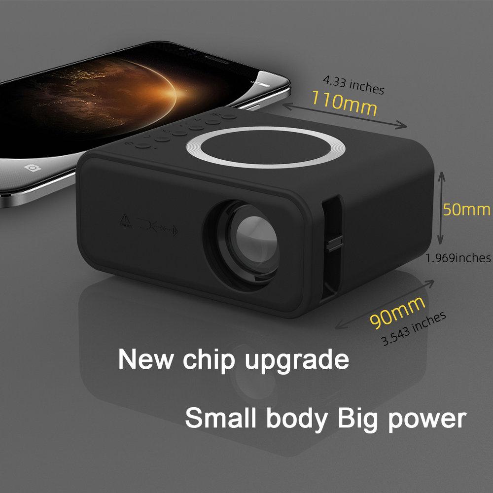 Новый карманный смарт-мини-светодиодный проектор YT300, поддержка Miracast Airplay, зеркальное отображение телефона, мобильный проектор, проектор