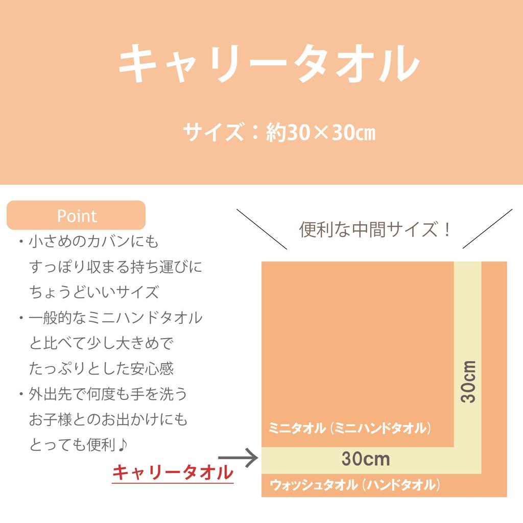 Marushin Carry Sanrio Cute 3005061000 Towel/Hand Towel, Cinnamoroll, Candy, Cute,