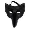 Plague Doctor Bird Mask Long Nose Beak Cosplay Steampunk Halloween Costume Props Latex Material Party Supplies