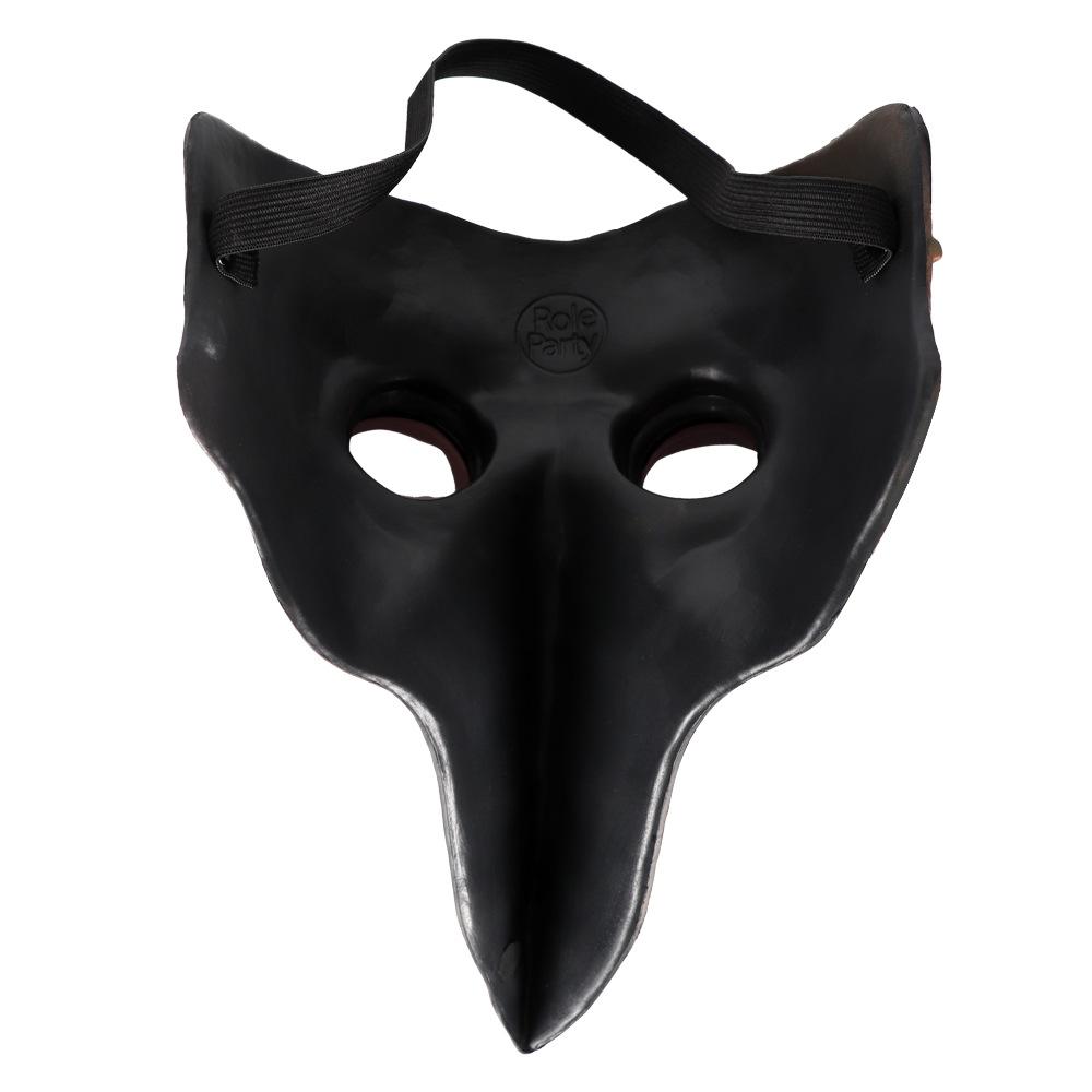 Plague Doctor Bird Mask Long Nose Beak Cosplay Steampunk Halloween Costume Props Latex Material Party Supplies