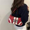 New Trendy Underarm Shoulder Bag Hand Wrist Bag Small Square Bag Large Capacity Digital Crescent Bag