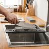 Retractable Sink Mounted Sharpener Stand Carbon Steel Whetstone Grinder Rack  Household