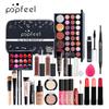 Popfeel Beginner's Makeup Set: Eyeshadow, Foundation, Lipstick & More - Lightweight Starter Gift Box