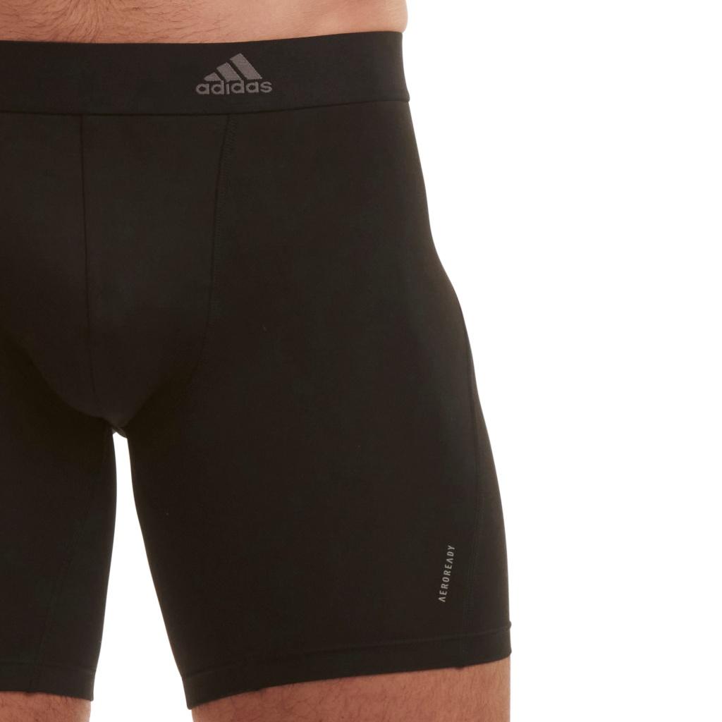 Adidas Boxer Briefs Men's 3 Pack Black 4A3M03-000