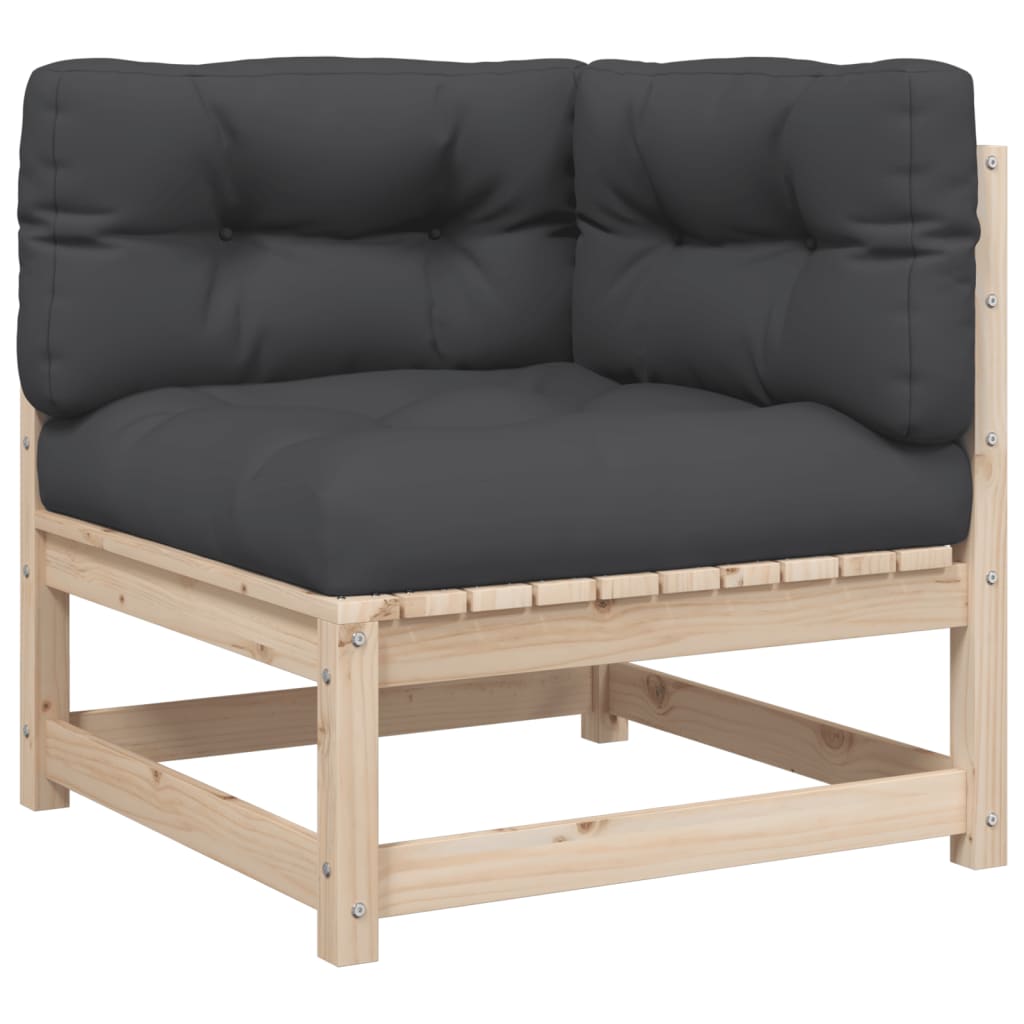 8 piece Garden Sofa Set with Cushions Solid Pine Wood