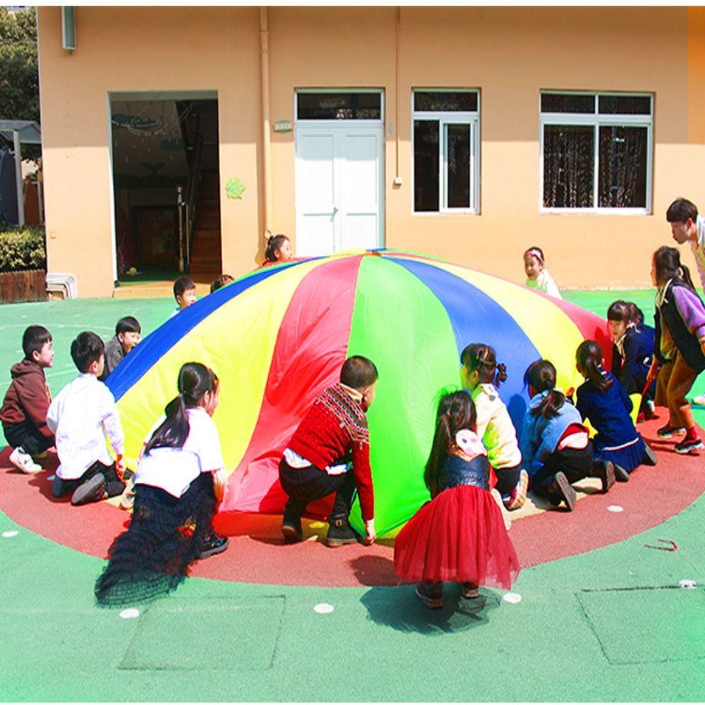 2-10 Meter Parachute Activity Toys Bouncing Mat Children's Game Parent Child Play
