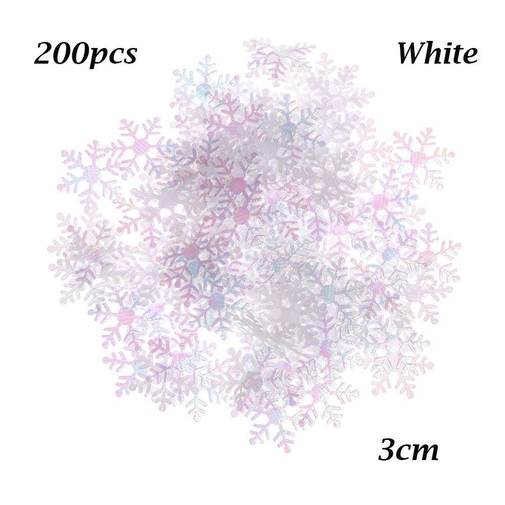 Блестящий аксессуар Свадебное украшение Домашний декор Праздничное украшение Блестки из фольги Рождественская снежинка Рождественское конфетти