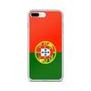 Coque iPhone - Portugal - Drapeau - Souple - Multicolore - Compatible iPhone 7 Plus