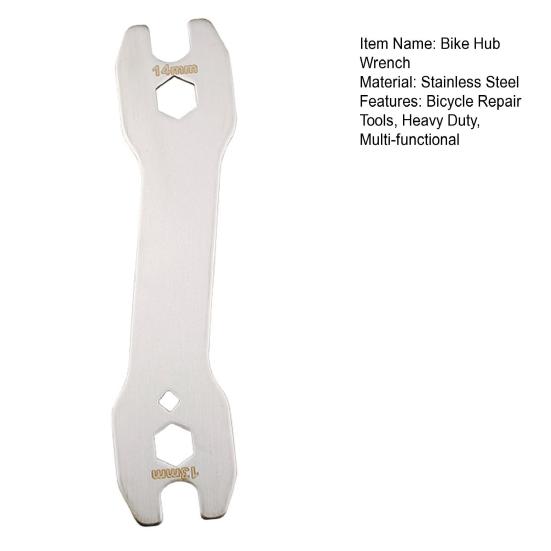 Ключ для велосипедной втулки из нержавеющей стали 13/14/15/16/17/18/19/20 мм Велоспорт Дорожный Горный Велосипед Ключ для регулировки конуса втулки Инструменты для ремонта велосипеда