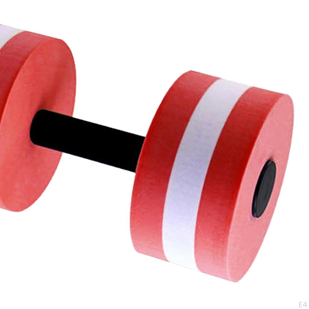AquaFit Foam Dumbbells - Water Exercise Equipment for Pool Fitness