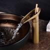 Antique Bronze Bathroom Faucet Brass Basin Faucets Hot & Cold Bathroom Sink Faucet Deck Mounted Lavotory Faucet Mixer Water Tap