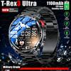 Новые Умные часы T-Rex3 Ultra 1100 мАч GPS-трекер Компас 5ATM Водонепроницаемые Спортивный трекер Мужские Для улицы Военные Умные часы