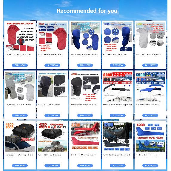 600D Waterproof Motor Boat Cover L/XL For Yamaha WaveRunner EXR VX Cruiser For Sea Doo GTI Motorboat Jet Ski Trailerable Cover
