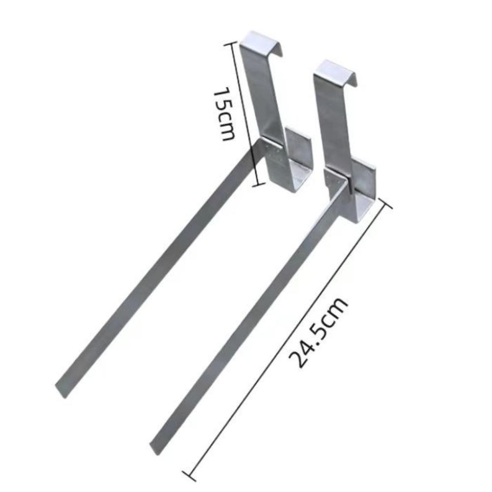 2 шт./набор Подставка-держатель для пчеловодной рамки из нержавеющей стали Многофункциональная Ржавчиностойкая Полка для хранения пчелиного улья Стабильный инструмент для пчелиного улья
