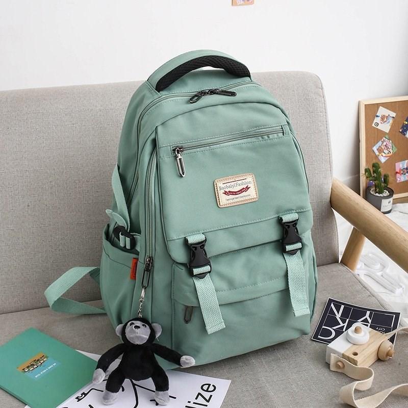 Large capacity schoolbag female junior high school student backpack high school student backpack male