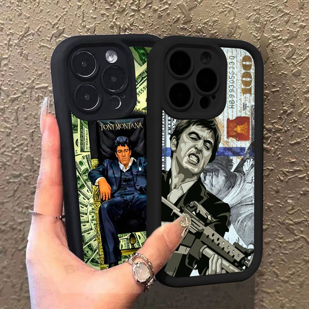 Retro Classic S-ScarfaceS Movie Phone Case For IPhone 17 16 15 14 Plus 13 12 11 Pro Max Silicone Cover