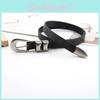 Pu Style Simple Leather Womens Waist Belt Metal Pin Buckle Accessories Clothing