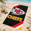 Kansas City Chiefs Beach Towel Quick Dry Sand Free Lightweight Beach Towels for Travel Swimming Camping