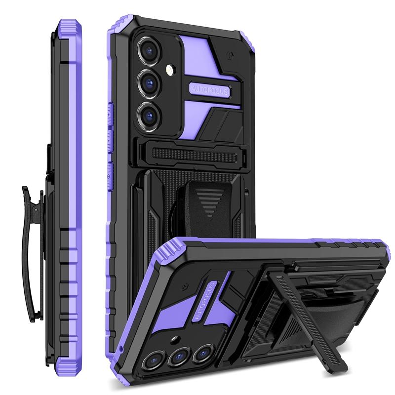 Military Armor Case for Samsung Galaxy S24 S23 FE S22 Ultra S21 S20 Note 20 Ultra Cover Belt Clip Holster Kickstand Full Protective Cover