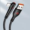 Кабель USB на Type-C 120 Вт, Г-образный под 90 градусов, Быстрая зарядка для мобильного телефона, Для Huawei Mate 60 50 40 30, Зарядное устройство Samsung, Провод для передачи данных