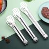 Stainless Steel Food Clip Kitchen Grill Barbecue Steak Fry Household Clip Scalding Clip Bread Clip