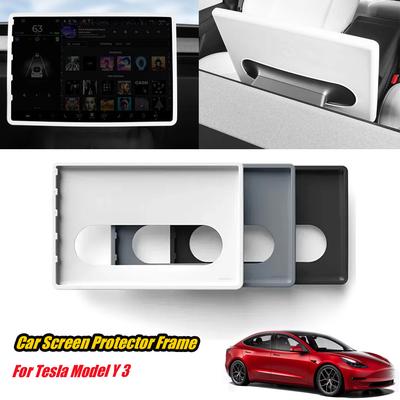 Силиконовая защитная рамка для экрана для Tesla Model 3/Y Highland Улучшение опыта вождения и наколенники Ударопрочная Маслостойкая