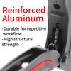 Труборез из алюминиевого сплава, Профессиональный сантехнический инструмент, со стальным лезвием, Храповой механизм с самоблокировкой, для пластиковых труб ПВХ и ППР