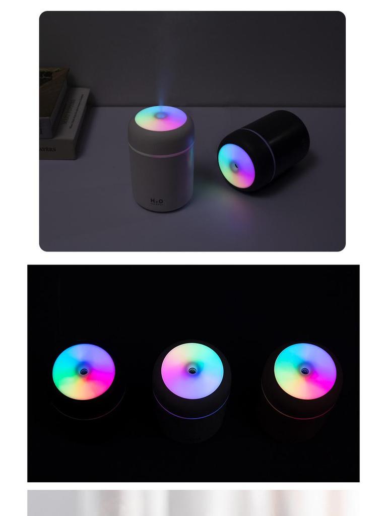 Colorful Portable USB Air Humidifier for Home & Car - Silent, Logo Gift Option