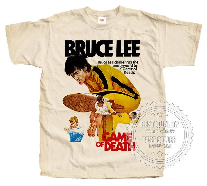 Футболка Bruce Lee Игра Смерти Tee V5 Натуральный Винтаж все размеры S - 5XL