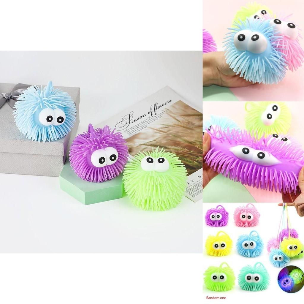 Silicone Alien Jellyfish Stretchy Puffer Ball That Glows For Party Favors