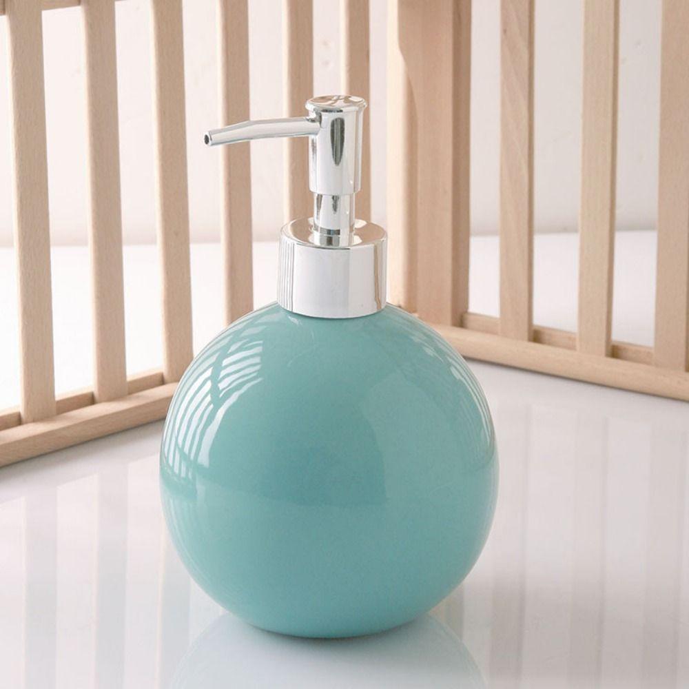 Press Type Hand Sanitizer Dispenser Portable Bath Lotion Pump Jar Bathroom