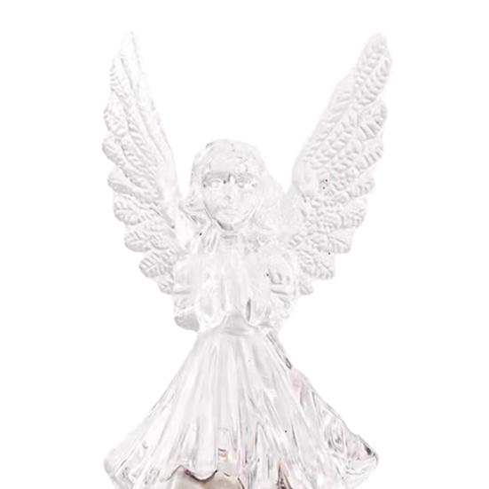 Светодиодный светильник прозрачной формы, высокая креативная небьющаяся долговечность, энергосберегающий декоративный акриловый 3D ночник с ангелом