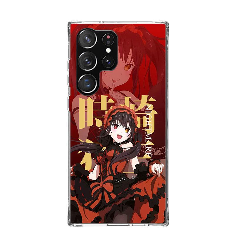 Чехол для телефона Date A Live Токисаки Куруми Для Samsung Galaxy S26 S25 Edge S24 S23 FE S22 Ultra S21 Plus S20 + Fundas Cover Coque Ga