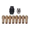 Drill Chuck Collet Set 1 32in To 1 8in Rotary Tool Keyless Chuck Adapter with 8 Sizes of Brass Collet and Nut for Dremel