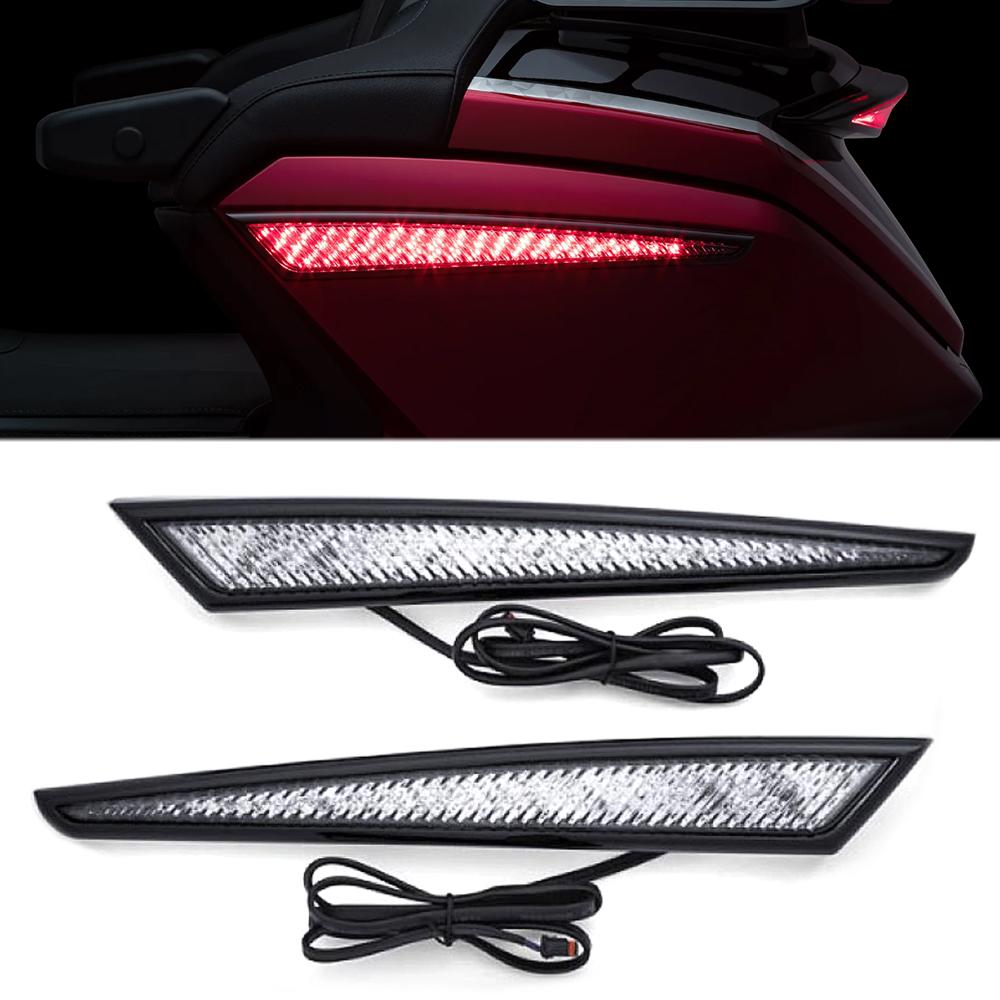 Для Honda Goldwing Gold Wing GL1800 Tour DCT Airbag 2021-2023 Мотоцикл Верхняя поперечная балка Багажник Боковой свет Декоративная светодиодная лампа