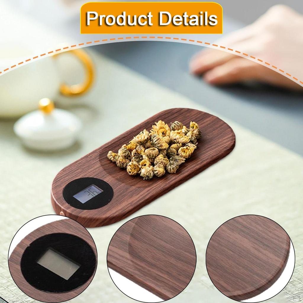 Pocket Scale Tea Multifunctional Space Saving Balance Leaf Weighing Tool for Measurement