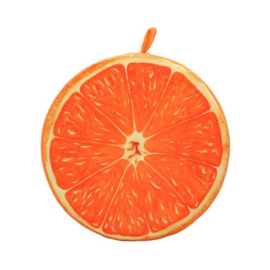 Декоративная подушка-нарезка фруктов Круглая Арбуз Киви Апельсин Подушка 3D-печать Веселый Фруктовый Декоративный Подушка Сиденье для Дивана Кресла Пола Дивана