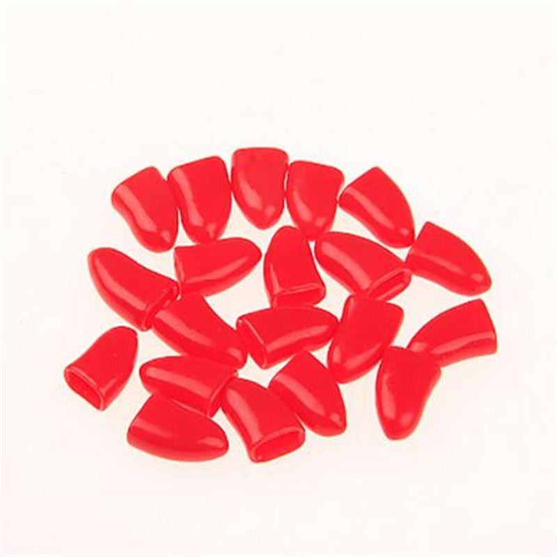 20 шт./лот, защита пола для пальцев домашних собак, колпачки для когтей, мягкие колпачки для лап + клейкие принадлежности для домашних животных