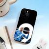 Чехол для телефона E-Erling H-Haaland для iPhone 17, 16, 15, 14, 13, 12, 11 Plus, Pro Max, Другие Мягкий Черный Чехол