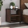 VidaXL Wall-mounted Bedside Table Brown Oak 40x31x39.5 Cm, Cabinet, Side Table, Bed Cabinet, Bedside Cabinet, Table 848752