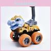 Dinosaur Inertia Excavator Dump Truck Mixer Truck Tank Off Road Vehicle Toy For Toddlers