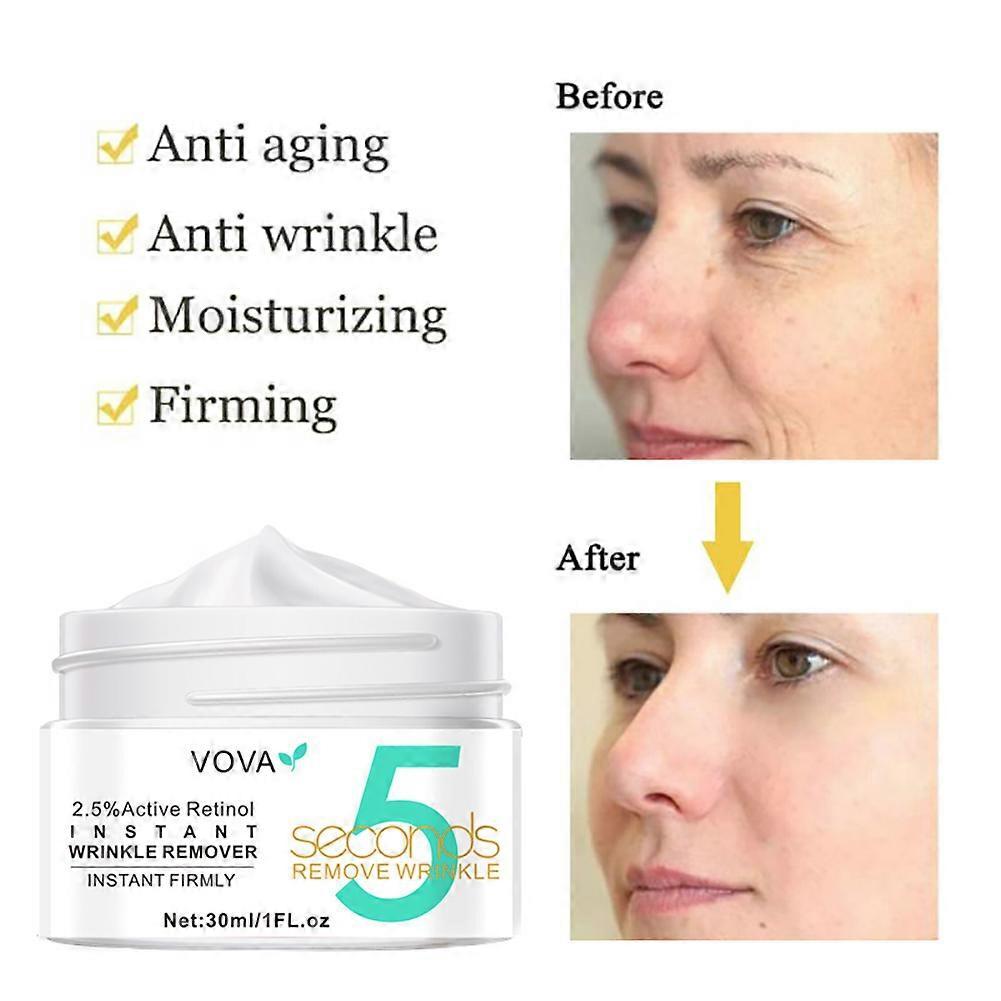 Крем-сыворотка для лица 5 Seconds Wrinkle Remove, мгновенное подтягивание кожи, против старения, 2 шт.