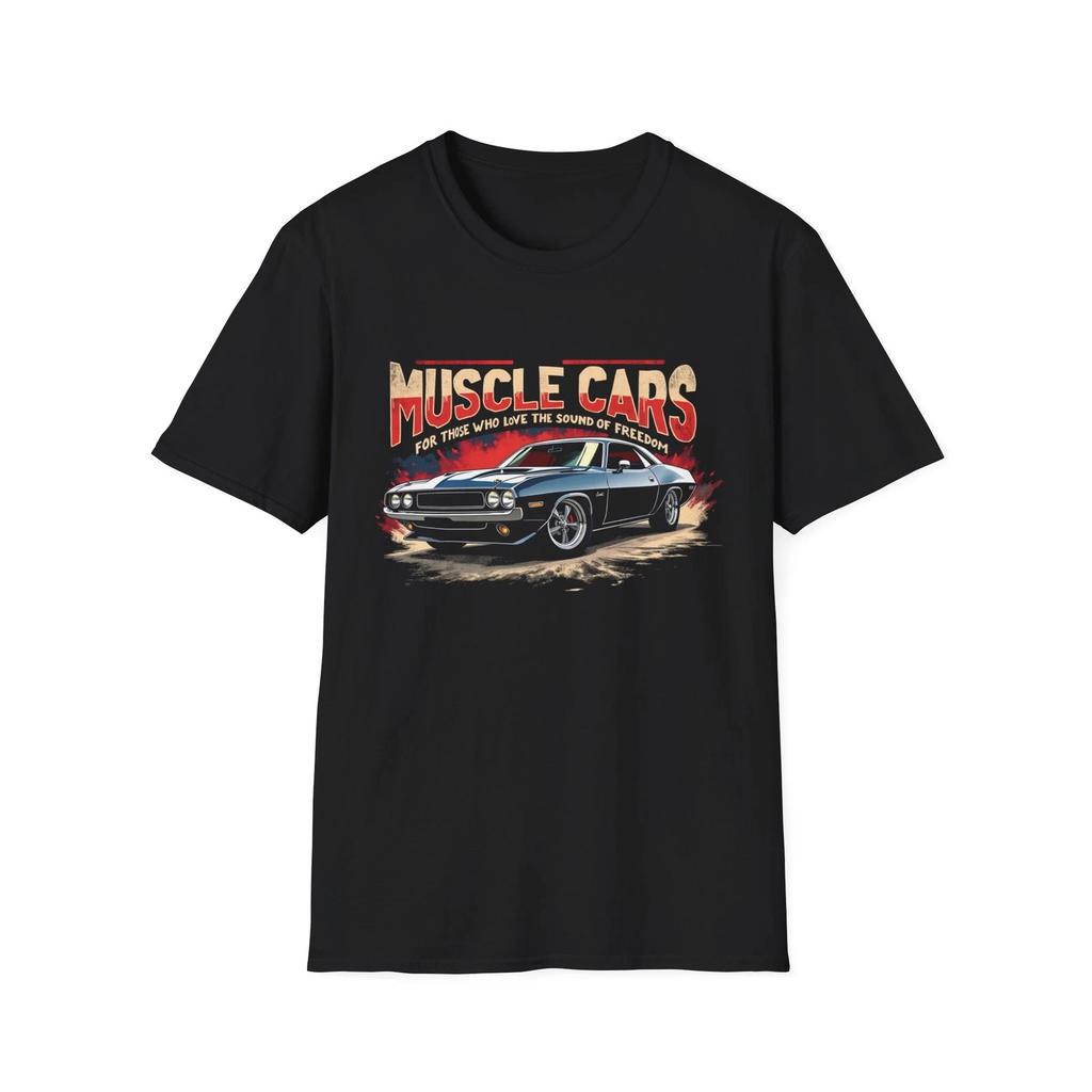 Muscle Car Freedom Shirt | Classic Tee for V8 Lovers & American Gearheads